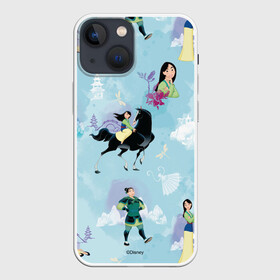 Чехол для iPhone 13 mini с принтом Мулан в Белгороде,  |  | mulan | mushu | дракон | китай | лошадь | мулан | мушу