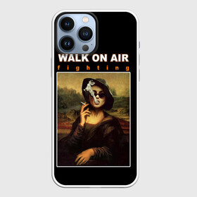 Чехол для iPhone 13 Pro Max с принтом walk on air в Белгороде,  |  | Тематика изображения на принте: air | fighting | on | walk | картина | мона лиза