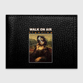 Обложка для студенческого билета с принтом walk on air в Белгороде, натуральная кожа | Размер: 11*8 см; Печать на всей внешней стороне | Тематика изображения на принте: air | fighting | on | walk | картина | мона лиза