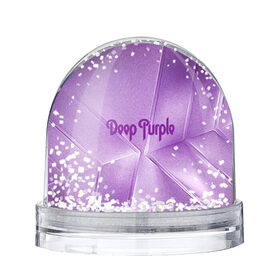 Снежный шар с принтом Deep Purple в Белгороде, Пластик | Изображение внутри шара печатается на глянцевой фотобумаге с двух сторон | deep | logo | purple | rock | whoosh | группа | знаменитости | лого | надпись | рок | текст