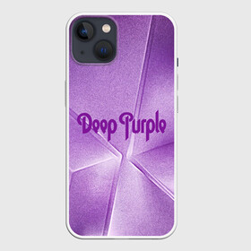 Чехол для iPhone 13 с принтом Deep Purple в Белгороде,  |  | deep | logo | purple | rock | whoosh | группа | знаменитости | лого | надпись | рок | текст