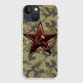 Чехол для iPhone 13 mini с принтом Советская звезда в Белгороде,  |  | звезда | орден | серп и молот | символика. | ссср