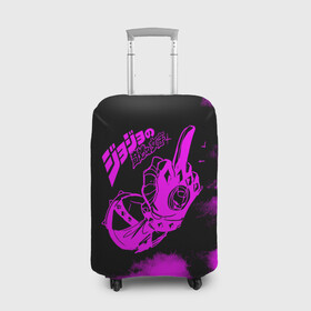 Чехол для чемодана 3D с принтом Джоджо fuck фиолетовый в Белгороде, 86% полиэфир, 14% спандекс | двустороннее нанесение принта, прорези для ручек и колес | anime | jojo | jojo’s bizarre adventure | аниме | анимэ | биззаре адвенчер | джо | джо джо | джоджо | джонатан джостар | дзёсукэ хигасиката | дзётаро кудзё | жожо | игги | кира | лого | манга | невероятные приключения
