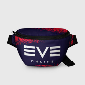 Поясная сумка 3D с принтом EVE ONLINE / ИВ ОНЛАЙН в Белгороде, 100% полиэстер | плотная ткань, ремень с регулируемой длиной, внутри несколько карманов для мелочей, основное отделение и карман с обратной стороны сумки застегиваются на молнию | echo | echoes | eve | game | games | logo | online | space | ев онлайн | ев эхо | еве | ив онлайн | ив эхо | игра | игры | космос | лого | логотип | логотипы | онлайн | символ | символы | эхо | эхос