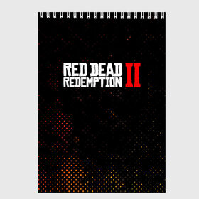 Скетчбук с принтом RED DEAD REDEMPTION 2 в Белгороде, 100% бумага
 | 48 листов, плотность листов — 100 г/м2, плотность картонной обложки — 250 г/м2. Листы скреплены сверху удобной пружинной спиралью | dead | game | games | logo | rdr | rdr2 | red | red dead redemption 2 | redemption | дед | игра | игры | лого | логотип | логотипы | рдр | рдр2 | ред | редемпшен | редемпшн | символ | символы