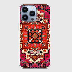 Чехол для iPhone 13 Pro с принтом Бордовый ковер в Белгороде,  |  | 90 е | 90е | бабушкин | бабушкин ковер | девяностые | ковер | ковер на стене | коврик | кружево | мягкий | орнамент | палас | пол | старый ковер | текстуры | узор | цветочки | цветы