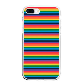 Чехол для iPhone 7Plus/8 Plus матовый с принтом Радужный флаг в Белгороде, Силикон | Область печати: задняя сторона чехла, без боковых панелей | pride | rainbow | tiktok | мем | оля тыква | подсяду | прайд | привет | привет я подсяду | радуга | радужный флаг | тик ток | тикток | феминизм | феминитивы | я подсяду
