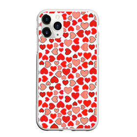 Чехол для iPhone 11 Pro матовый с принтом Сердечки паттерн в Белгороде, Силикон |  | cute | love is | valentines day | you | алые | валентина | влюбленные | девушке | день рождения | дружба | жена | лучшая | любимая | люблю | любовь | мама | марта | милые | нежные | подарок | свадьба | серде | сердца