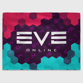 Плед 3D с принтом EVE ONLINE / ИВ ОНЛАЙН в Белгороде, 100% полиэстер | закругленные углы, все края обработаны. Ткань не мнется и не растягивается | echo | echoes | eve | game | games | logo | online | space | ев онлайн | ев эхо | еве | ив онлайн | ив эхо | игра | игры | космос | лого | логотип | логотипы | онлайн | символ | символы | эхо | эхос