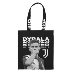 Сумка 3D повседневная с принтом Paulo Dybala в Белгороде, 100% полиэстер | Плотность: 200 г/м2; Размер: 34×35 см; Высота лямок: 30 см | дибала | знаменитости | пауло дибала | футболист | ювентус