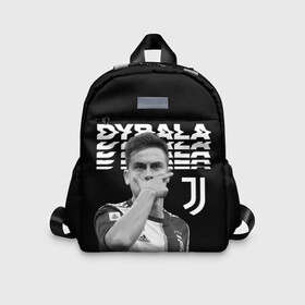 Детский рюкзак 3D с принтом Paulo Dybala в Белгороде, 100% полиэстер | лямки с регулируемой длиной, сверху петелька, чтобы рюкзак можно было повесить на вешалку. Основное отделение закрывается на молнию, как и внешний карман. Внутри дополнительный карман. По бокам два дополнительных кармашка | Тематика изображения на принте: дибала | знаменитости | пауло дибала | футболист | ювентус