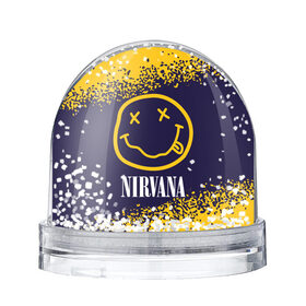 Снежный шар с принтом NIRVANA / НИРВАНА в Белгороде, Пластик | Изображение внутри шара печатается на глянцевой фотобумаге с двух сторон | band | cobain | face | kurt | logo | music | nirvana | rock | rocknroll | группа | кобейн | курт | лого | логотип | музыка | музыкальная | нирвана | рожица | рок | рокнролл | символ