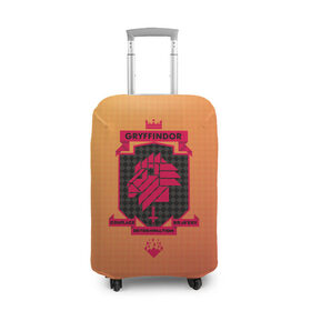 Чехол для чемодана 3D с принтом Gryffindor в Белгороде, 86% полиэфир, 14% спандекс | двустороннее нанесение принта, прорези для ручек и колес | gryffindor | harry potter | vdzabma | гарри поттер | гриффиндор