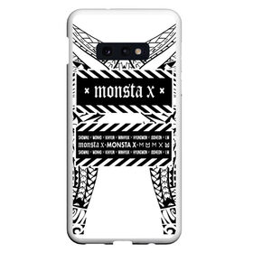 Чехол для Samsung S10E с принтом Monsta X в Белгороде, Силикон | Область печати: задняя сторона чехла, без боковых панелей | Тематика изображения на принте: dramarama | edm | hyungwon | idol | im | j pop | jooheon | k pop | kihyun | kpop | minhyuk | mv | shownu | the code | wonho | вонхо | монста х | хип хоп