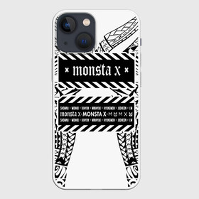 Чехол для iPhone 13 mini с принтом Monsta X в Белгороде,  |  | dramarama | edm | hyungwon | idol | im | j pop | jooheon | k pop | kihyun | kpop | minhyuk | mv | shownu | the code | wonho | вонхо | монста х | хип хоп