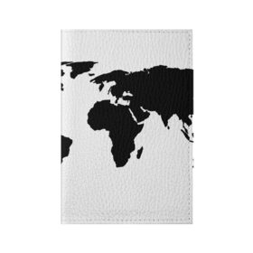 Обложка для паспорта матовая кожа с принтом Весь мир в Белгороде, натуральная матовая кожа | размер 19,3 х 13,7 см; прозрачные пластиковые крепления | весь мир | карта мира | континенты | мир | путешествия | туризм | туристам | туристическая