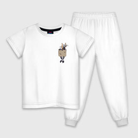 Детская пижама хлопок с принтом Панды в Белгороде, 100% хлопок |  брюки и футболка прямого кроя, без карманов, на брюках мягкая резинка на поясе и по низу штанин
 | бамбук | животные | карман | панда
