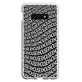 Чехол для Samsung S10E с принтом xhouse в Белгороде, Силикон | Область печати: задняя сторона чехла, без боковых панелей | blogger | xbloggers | xhouse | блогер | блогеры