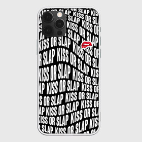 Чехол для iPhone 12 Pro Max с принтом Kiss or slap в Белгороде, Силикон |  | Тематика изображения на принте: blogger | xbloggers | xhouse | блогер | блогеры