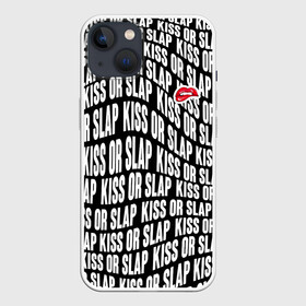 Чехол для iPhone 13 с принтом Kiss or slap в Белгороде,  |  | blogger | xbloggers | xhouse | блогер | блогеры