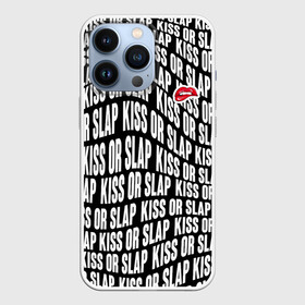 Чехол для iPhone 13 Pro с принтом Kiss or slap в Белгороде,  |  | Тематика изображения на принте: blogger | xbloggers | xhouse | блогер | блогеры
