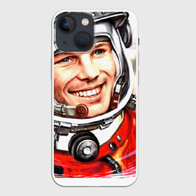 Чехол для iPhone 13 mini с принтом Юрий Гагарин 1 в Белгороде,  |  | звезды | земля | история | космос | орбита | ракета