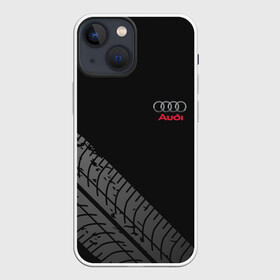 Чехол для iPhone 13 mini с принтом AUDI в Белгороде,  |  | audi | авто | автомобиль | ауди | логотип | марка | машина | надпись | текстура