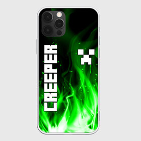 Чехол для iPhone 12 Pro Max с принтом MINECRAFT CREEPER в Белгороде, Силикон |  | creeper | game | minecraft | блоки | игра | квадраты | компьютерная | крипер | криппер | майнкрафт | огонь