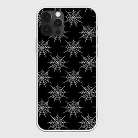 Чехол для iPhone 12 Pro Max с принтом Паутина в Белгороде, Силикон |  | halloween | night | pattern | rock | spider | готика | мальчикам | мистика | насекомые | нити | ночные | ночь | паттерн | паук | пауки | пацанские | подростковые | привидение | призрак | рок | страшный | тень | тьма | узор