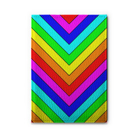Обложка для автодокументов с принтом Rainbow Stripes в Белгороде, натуральная кожа |  размер 19,9*13 см; внутри 4 больших “конверта” для документов и один маленький отдел — туда идеально встанут права | geometry | gradient | neon | геометрические | градиент | детям | кислота | кислотный | конус | красочный | линии | неоновые | пирамида | полоска | полосы | радуга | радужный | разноцветные | сочный | треугольники