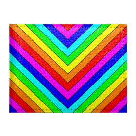 Обложка для студенческого билета с принтом Rainbow Stripes в Белгороде, натуральная кожа | Размер: 11*8 см; Печать на всей внешней стороне | Тематика изображения на принте: geometry | gradient | neon | геометрические | градиент | детям | кислота | кислотный | конус | красочный | линии | неоновые | пирамида | полоска | полосы | радуга | радужный | разноцветные | сочный | треугольники