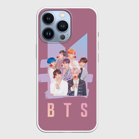 Чехол для iPhone 13 Pro с принтом BTS в Белгороде,  |  | Тематика изображения на принте: bt21 | bts | bwl | hoseok | jhope | jimin | jin | jungkook | namjoon | persona | rm | taehyung | v | бантан | бт21 | бтс | ви | градиент | джей хоуп | джин | намджун | персона | рм | роза | тэхен | фиолетовая | фиолетовый | хосок | чимин | чонгук