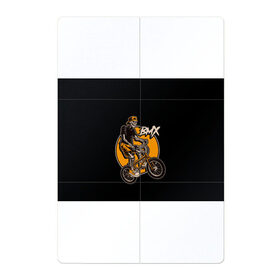 Магнитный плакат 2Х3 с принтом BMX в Белгороде, Полимерный материал с магнитным слоем | 6 деталей размером 9*9 см | bicycle | bmx | skull | sport | x games | велик | велосипед | велоспорт | скелет | череп | экстремальный спорт