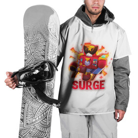 Накидка на куртку 3D с принтом Сердж Бравл Старс (Surge BS) в Белгороде, 100% полиэстер |  | brawl stars | brawler | miphic | surge | бравл старс | бравлер | мифический | сердж