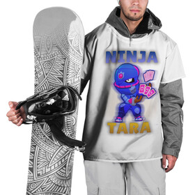 Накидка на куртку 3D с принтом Ниндзя Тара Бравл Старс (BS) в Белгороде, 100% полиэстер |  | brawl stars | brawler | tara | бравл старс | бравлер | тара