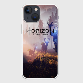 Чехол для iPhone 13 mini с принтом Horizon Zero Dawn в Белгороде,  |  | aloy | antasy girl | art | artwork | digital art | fantasy | horizon | horizon: zero dawn | landscape | tallneck | warrior fantasy | weapon | zero dawn