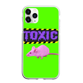 Чехол для iPhone 11 Pro матовый с принтом Toxic в Белгороде, Силикон |  | animals | rat | toxic | животные | крыса | токсик