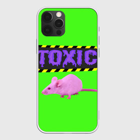 Чехол для iPhone 12 Pro Max с принтом Toxic в Белгороде, Силикон |  | animals | rat | toxic | животные | крыса | токсик