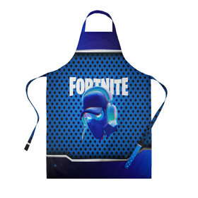 Фартук 3D с принтом FORTNITE NINJA в Белгороде, 100% полиэстер | общий размер — 65 х 85 см, ширина нагрудника — 26 см, горловина — 53 см, длина завязок — 54 см, общий обхват в поясе — 173 см. Принт на завязках и на горловине наносится с двух сторон, на основной части фартука — только с внешней стороны | 2019 | battle royale | chapter 2 | epic games | fortnite | game | season x | zombie | зомби | фортнайт