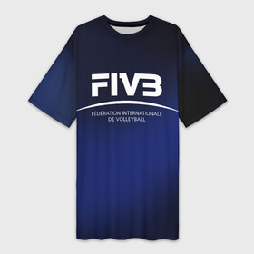 Платье-футболка 3D с принтом FIVB Volleyball в Белгороде,  |  | fivb | voleybal | volleyball | волебол | волейбол | волейбола | волейболист | волейболистка | воллейбол | международная | федерация | фивб