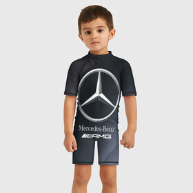 Детский купальный костюм 3D с принтом MERCEDES   МЕРСЕДЕС в Белгороде, Полиэстер 85%, Спандекс 15% | застежка на молнии на спине | amg | auto | bens | benz | logo | merc | mercedes | mercedes benz | mersedes | moto | star | vthctltc | авто | амг | бенц | звезда | класс | лого | логотип | мерин | мерс | мерседес | мерседес бенц | мото | символ | символы | ьуксувуы
