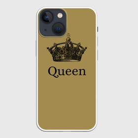 Чехол для iPhone 13 mini с принтом Фредди Меркьюри в Белгороде,  |  | queen | корона | рок | рок группа | фредди меркьюри.