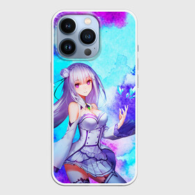 Чехол для iPhone 13 Pro с принтом Re:Zero в Белгороде,  |  | anime girls | cute | emilia | kawaii | re zero | subaru | альтернативном мире | ангел | аниме девушка | анимешникам | воительница | девочка | жизнь | зеро | кавайный | лед | милые | нацуки | няшные | рем | стелла | субару