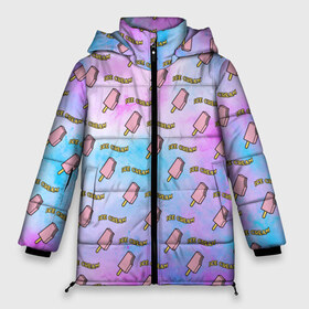 Женская зимняя куртка 3D с принтом BLACKPINK ICE CREAM в Белгороде, верх — 100% полиэстер; подкладка — 100% полиэстер; утеплитель — 100% полиэстер | длина ниже бедра, силуэт Оверсайз. Есть воротник-стойка, отстегивающийся капюшон и ветрозащитная планка. 

Боковые карманы с листочкой на кнопках и внутренний карман на молнии | blackpink ice cream | ice cream | jennie | jisoo | k pop | lalisa | pink | selena gomez | блэк пинк | блэкпинк | группа | к поп | кей поп | корейская группа | розовый | черный