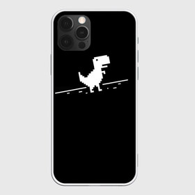 Чехол для iPhone 12 Pro Max с принтом Динозавр Гугл Хром в Белгороде, Силикон |  | google | гугл | динозавр | игра