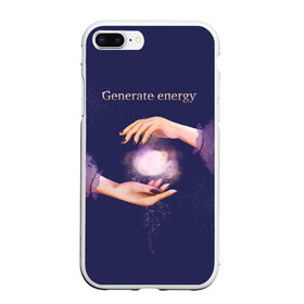 Чехол для iPhone 7Plus/8 Plus матовый с принтом Генерация энергии в Белгороде, Силикон | Область печати: задняя сторона чехла, без боковых панелей | волшебство | йога | магия | медитация | сила | эзотерика | энергия