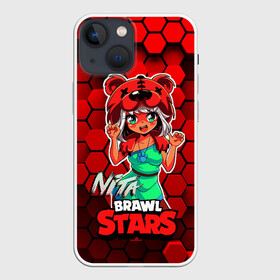 Чехол для iPhone 13 mini с принтом Nita Brawl Stars в Белгороде,  |  | anime | brawl | brawl stars | brawlstars | brawl_stars | jessie | nita | аниме | бравл | бравлстарс | девочка | девочка в шкуре медведя | девушка | манга | медведь | нета | нита