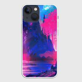 Чехол для iPhone 13 mini с принтом Неоновые Краски в Белгороде,  |  | неон | неоновые краски | рисунок | фентези