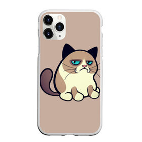 Чехол для iPhone 11 Pro матовый с принтом Великий Grumpy Cat в Белгороде, Силикон |  | Тематика изображения на принте: grumpy cat | арт | кот | кот grumpy cat | котёнок | кошка | недовольный кот | рисунок