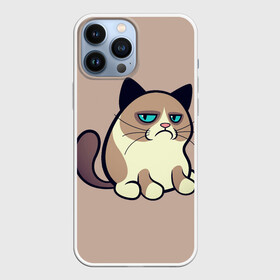 Чехол для iPhone 13 Pro Max с принтом Великий Grumpy Cat в Белгороде,  |  | grumpy cat | арт | кот | кот grumpy cat | котёнок | кошка | недовольный кот | рисунок